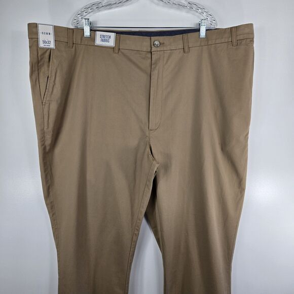 ROWM Men's Size 50x32 Big Man Tan Pants NWT - Picture 2 of 8